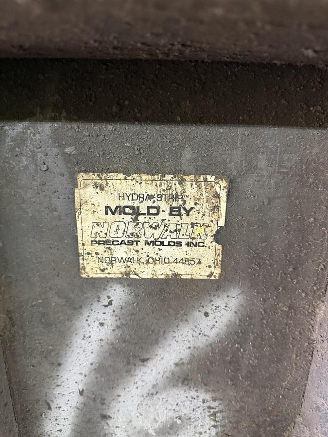 Used Various Precast Concrete Septic Tank Forms (2500 gal, 1600 gal, 1500 gal, & 1000 gal)