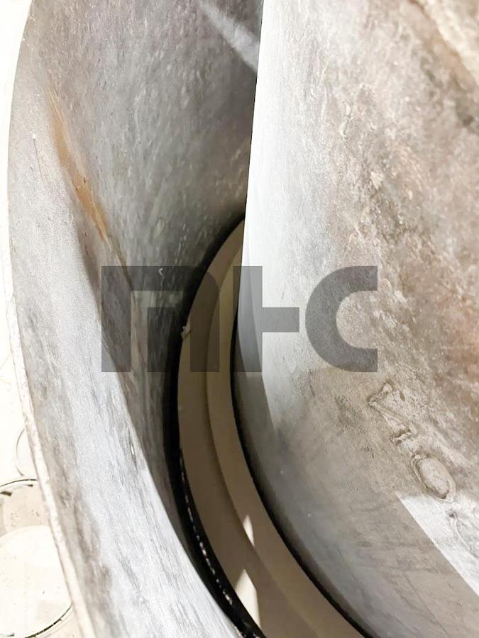 Used 48" x 6' Precast Concrete Manhole Riser Form