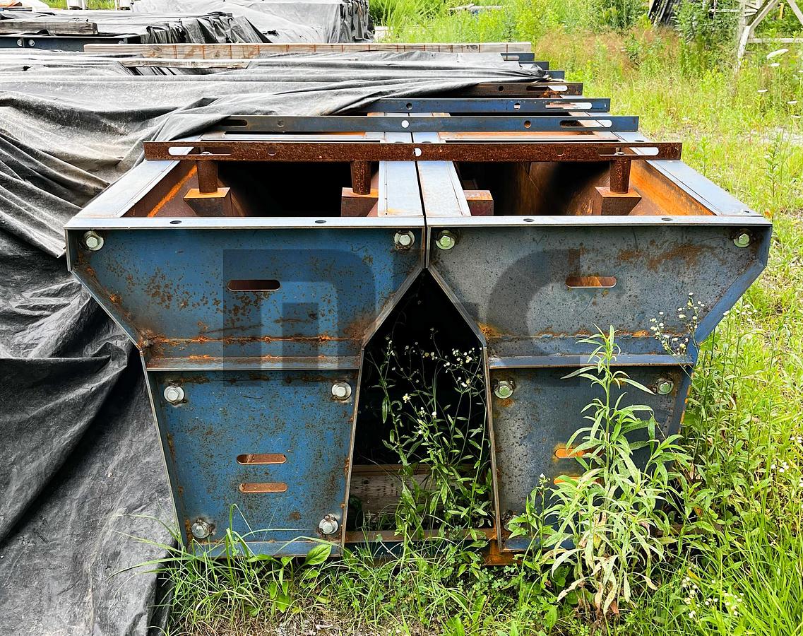 Used Precast Concrete Dual Cavity Jersey Barrier Forms - K Type FDOT