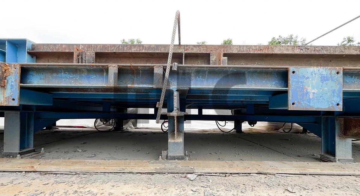 Used 11' X 39' Precast Concrete Casting Tables/Panel Forms (2 Each):