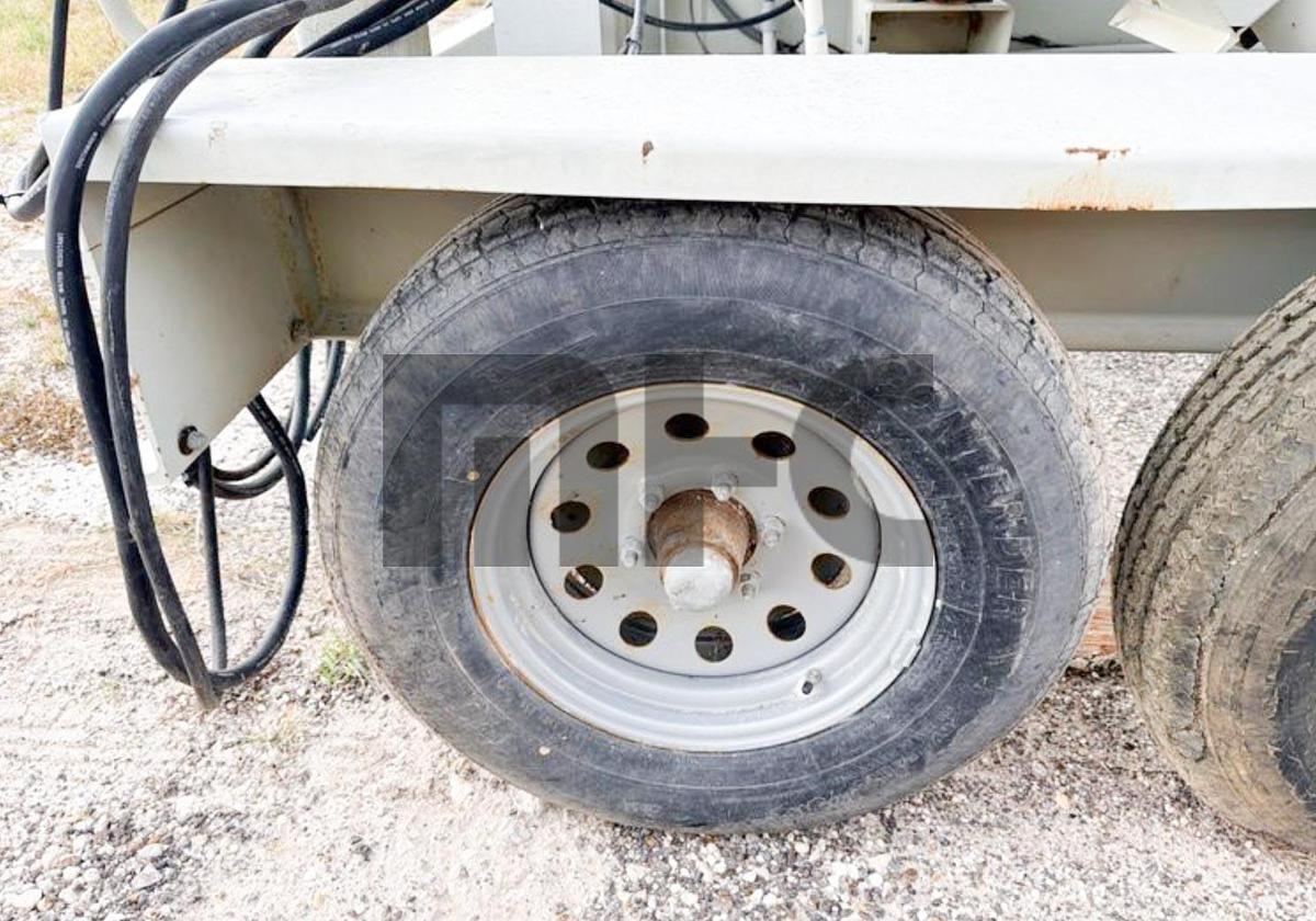 Used Belgrade LP200 Portable Cement Silo with Rice Lake Batching System