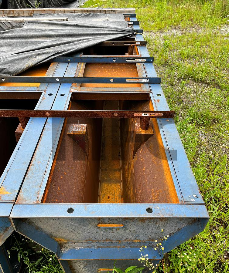 Used Precast Concrete Dual Cavity Jersey Barrier Forms - K Type FDOT