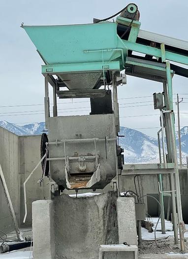 Used U-Cart Batch Plant and U-Cart Mixers