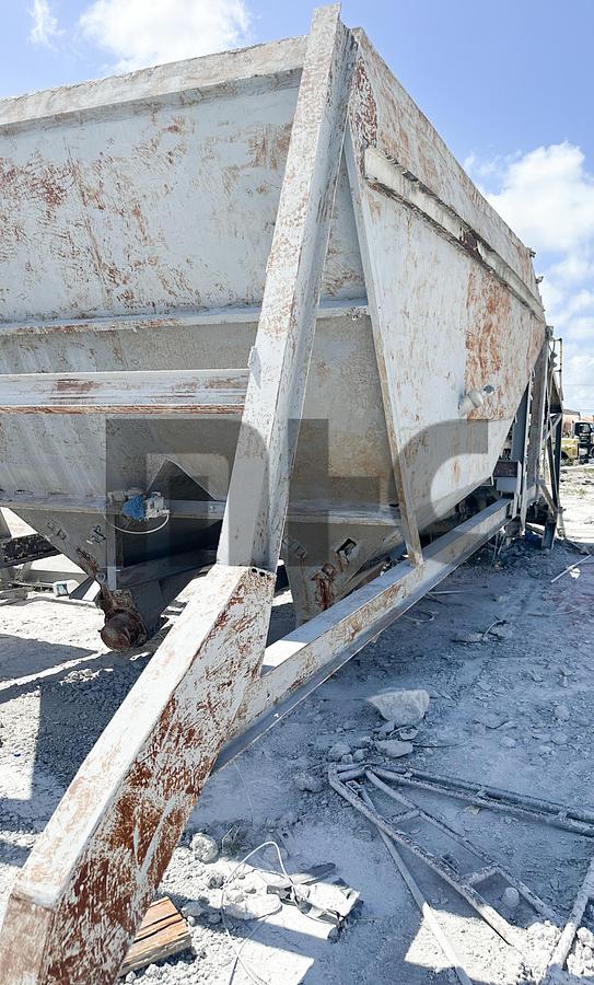Used Stephens 4 Compartment Portable Concrete Batch Plant