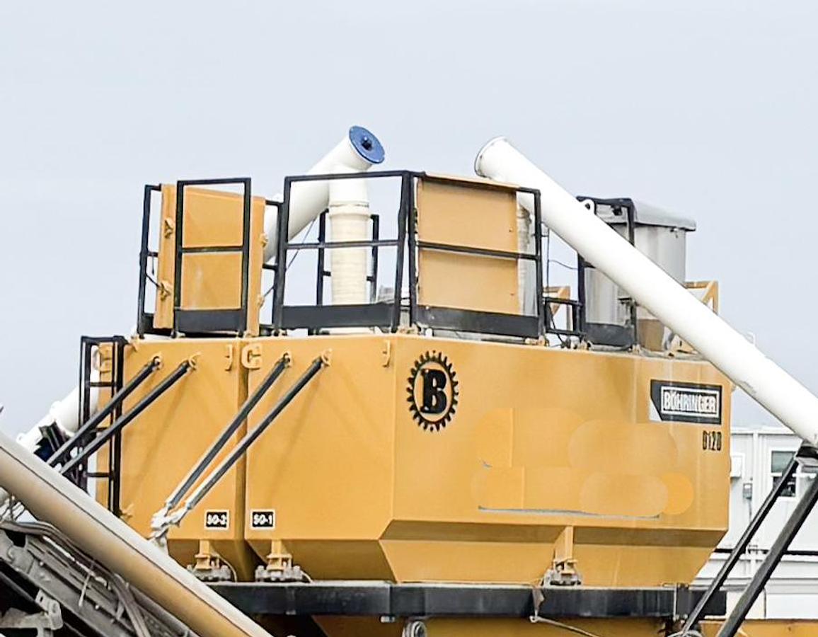 Portable Auxiliary Cement Silo for Bohringer B-120 Portable Batch Plants