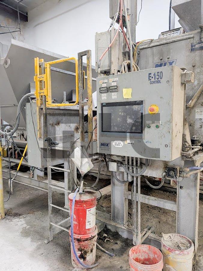 Used Mixer Systems Batch Plant (2018) with 21 cu ft Paddle Mixer & 2 Compartment Aggregate Bin