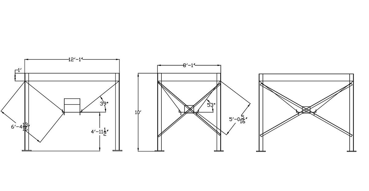 Aggregate Loading Hopper