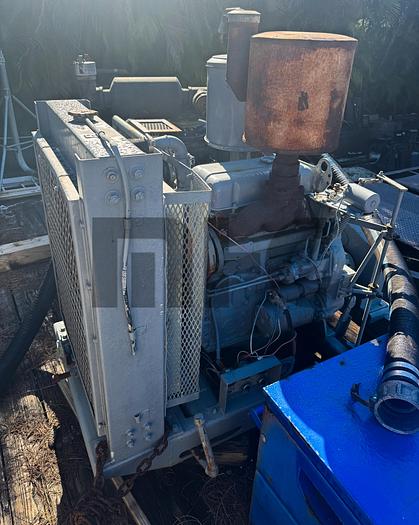 Used 60 HP Portable Diesel Transfer Cement Blower