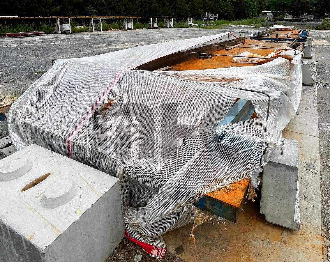 Used 11' X 39' Precast Concrete Casting Tables/Panel Forms (2 Each):
