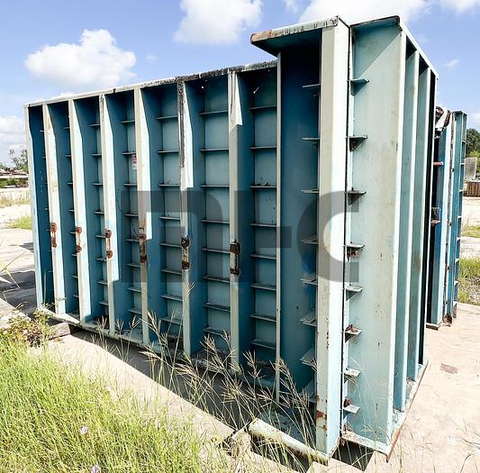 Used 2016 Hamilton Precast T Wall Precast Concrete Forms (3 Each)