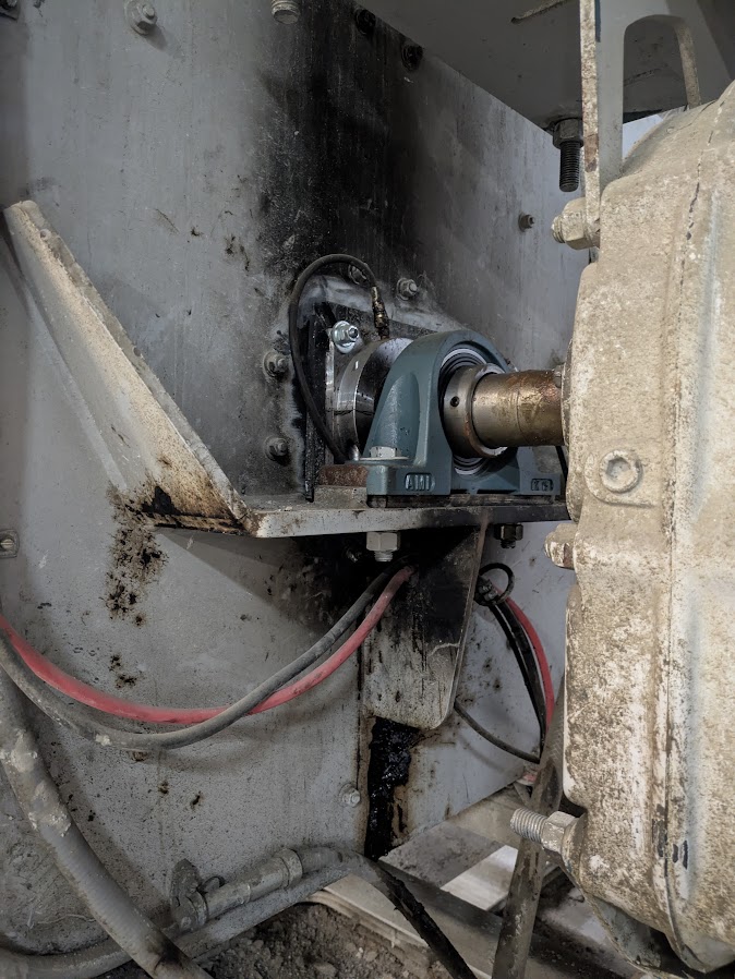 Used Mixer Systems Batch Plant (2018) with 21 cu ft paddle mixer & 2 compartment aggregate bin