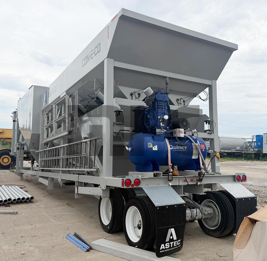 Used 2025 Con E Co 327 Low Pro Portable Concrete Batch Plant