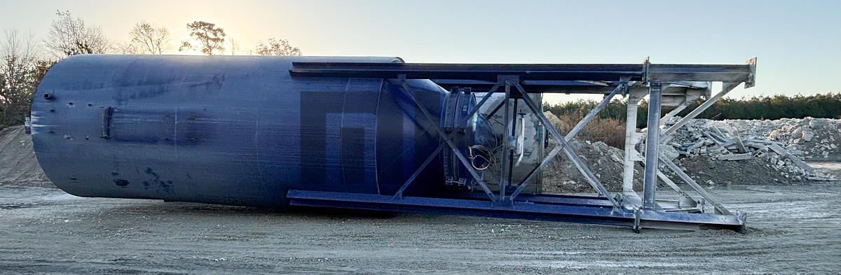 Used Standley Batch 135 Ton Stationary Cement Silo with Structure