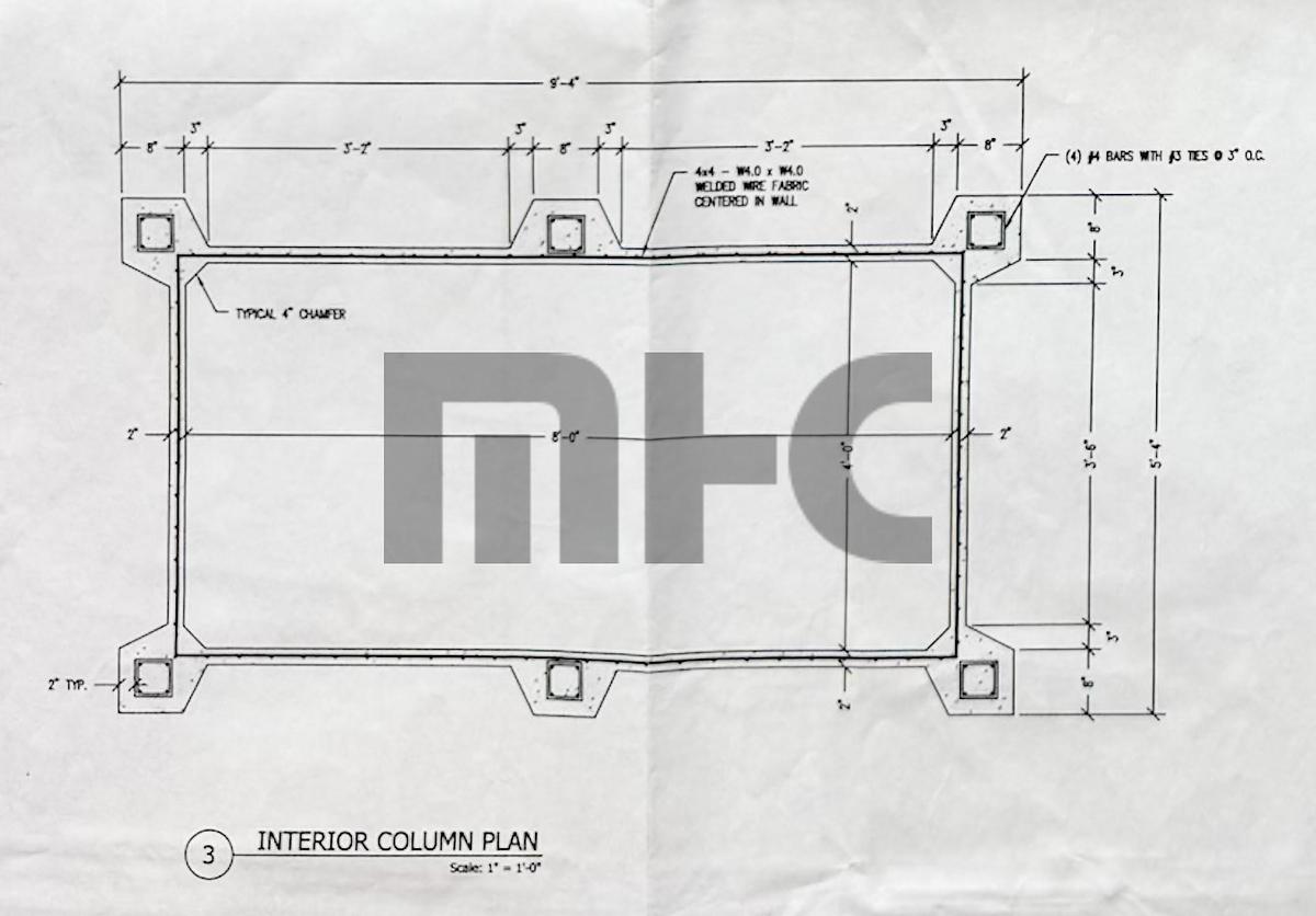 Used Precast Concrete Intake Form: