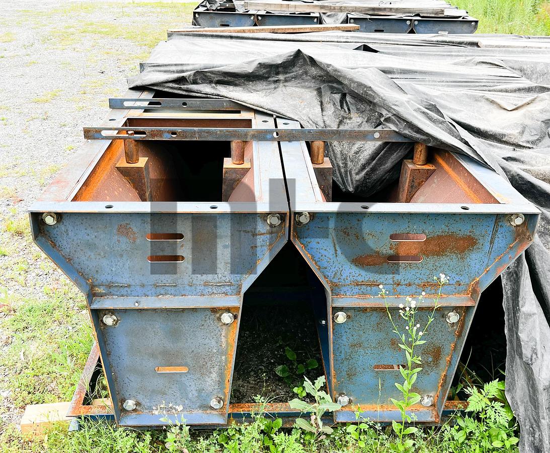 Used Precast Concrete Dual Cavity Jersey Barrier Forms - K Type FDOT