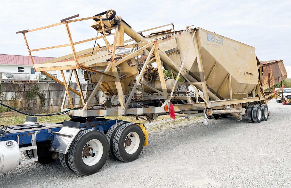 Used Besser/APPCO 6 Yard Portable Concrete Batch Plant