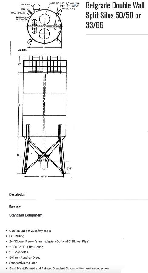 2026 Belgrade 4 Compartment Stationary Concrete Batch Plant