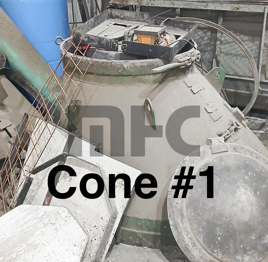 Used 48" Precast Concrete Eccentric Cone Forms (2 Each)
