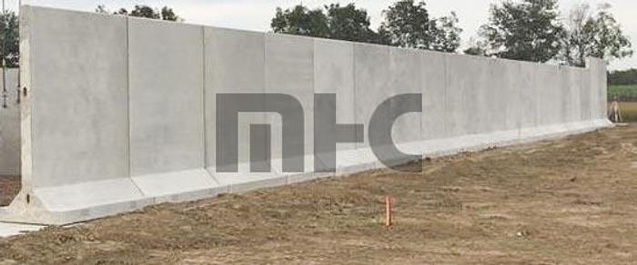 Used 2016 Hamilton Precast T Wall Precast Concrete Forms (3 Each)