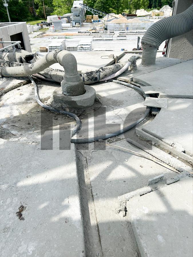 Used Johnson Ross and Mixer Systems Precast Concrete Batch Plant