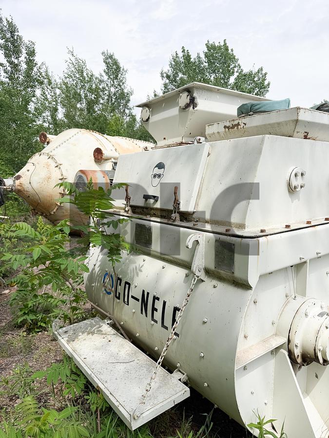 Used 2014 Co-Nele Twin Shaft 2.5 yd Concrete Mixer