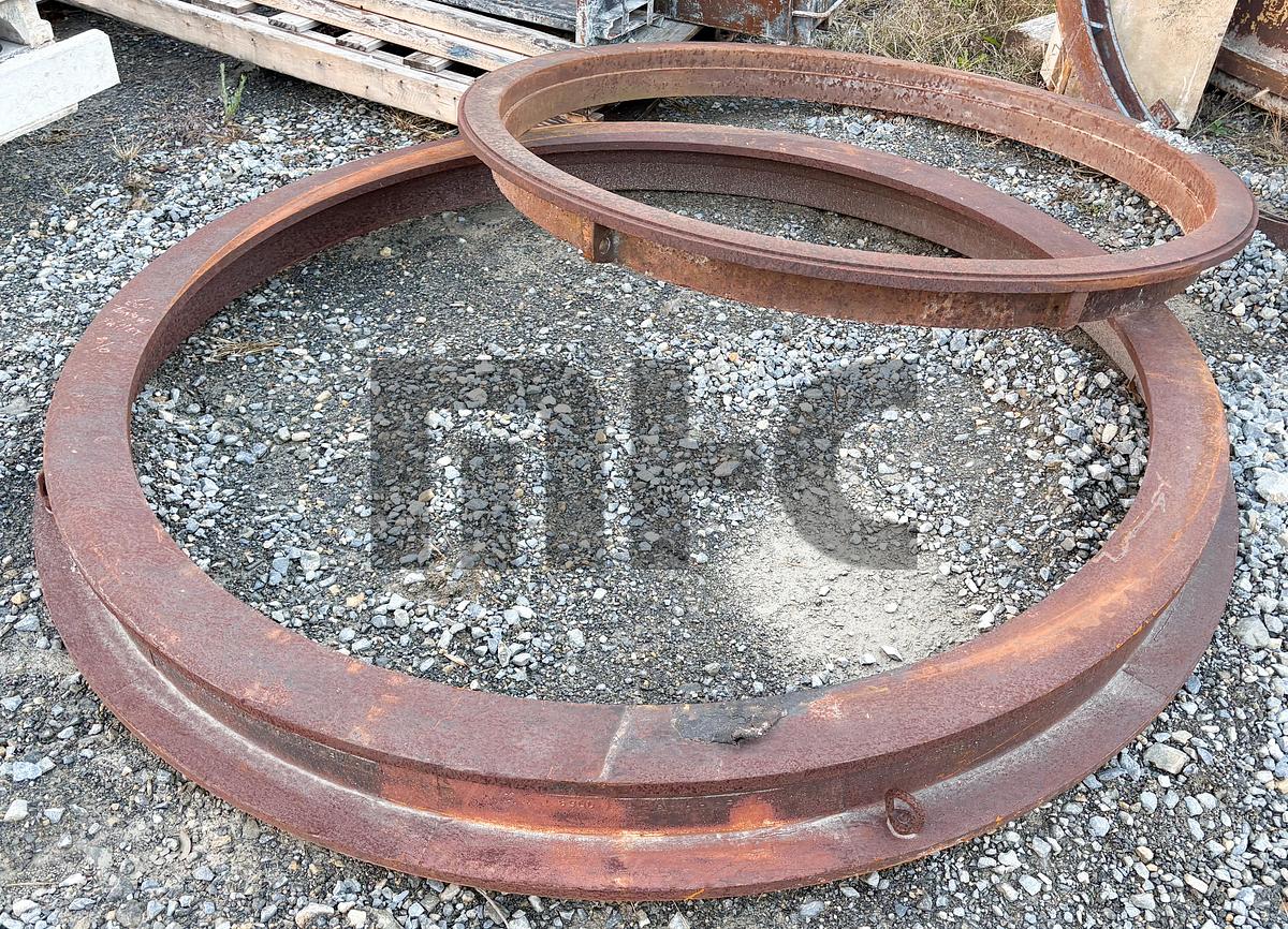 Used 60" B-Wall Precast Manhole Form Joiint Rings (5 Each)