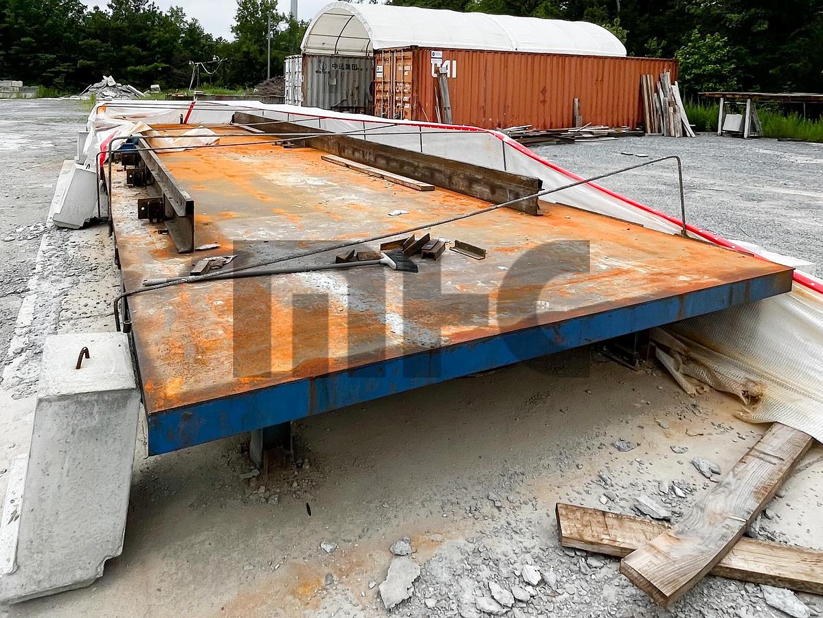 Used 11' X 39' Precast Concrete Casting Tables/Panel Forms (2 Each):