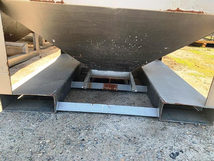 Used Bin, 50 CF, C/st, 48" x 48" x 42", Dry storage Tote, A #S743942