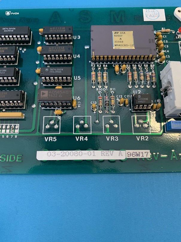 Used ASM Assembly Automation Memory Board 03-20080-01 REV A
