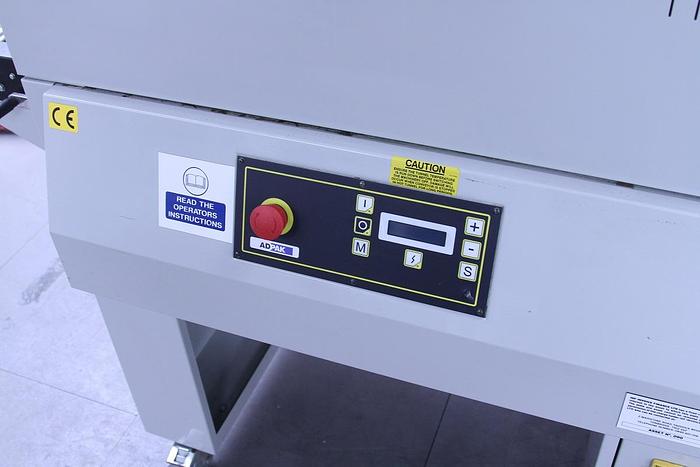 Used Adpak EFK250 Automatic L-Sealer with  Heat Tunnel