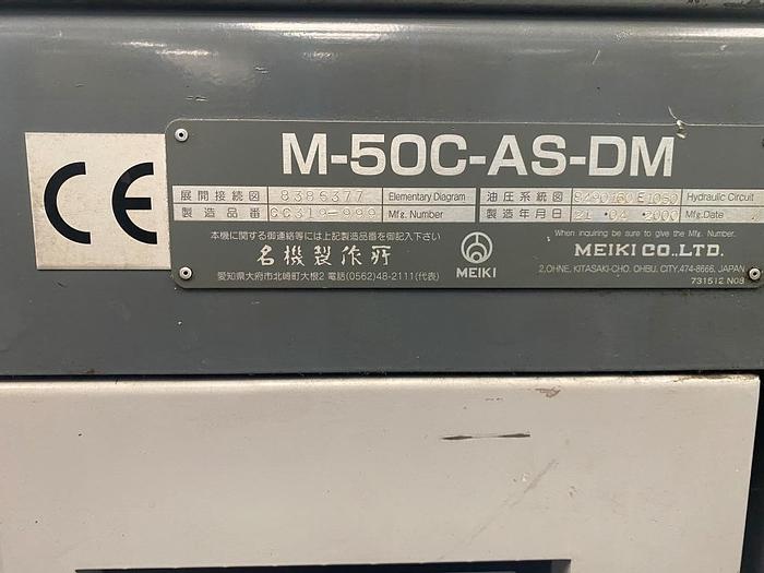 Used 2000 Meiki M-50C-AS-DM Injection Moulding Machine