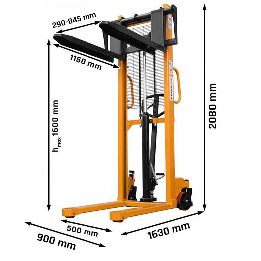 Cormak WRHS 1016 Mast Pallet Truck