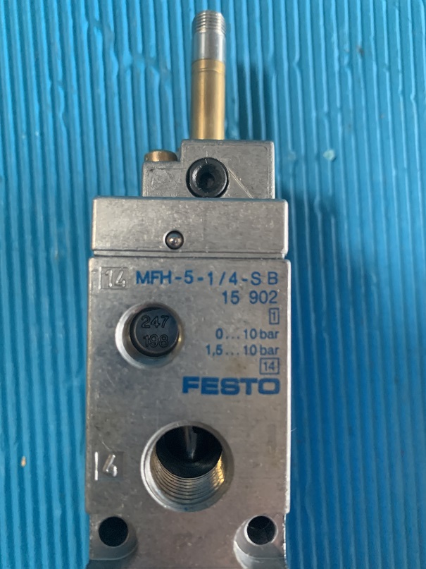 Used Festo Pneumatic valve 15902  mfh-5-1/4-sb