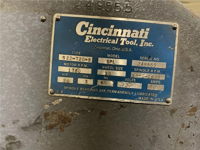 Used CINCINNATI 922-720-8 GRINDER (On Hold)