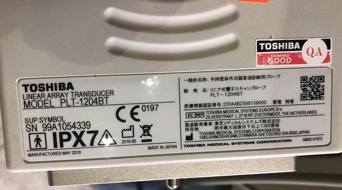 Gebraucht Toshiba PLT-1204BT Lineare Sonde