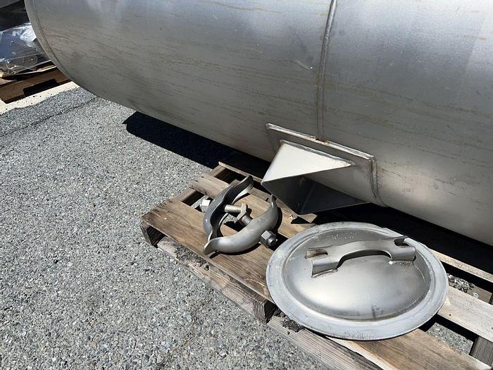 Used Tank, 425 Gallon, Stainless Steel, 55 PSI, DT/DB, Morfab #S744614