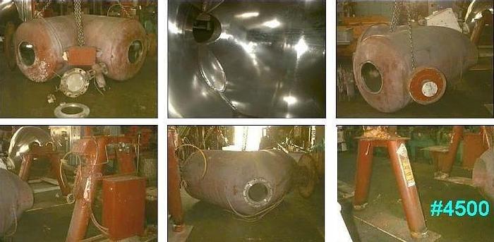 Used 60 CU. FT. P-K TWIN SHELL VACUUM DRYERS – S/S – (2)