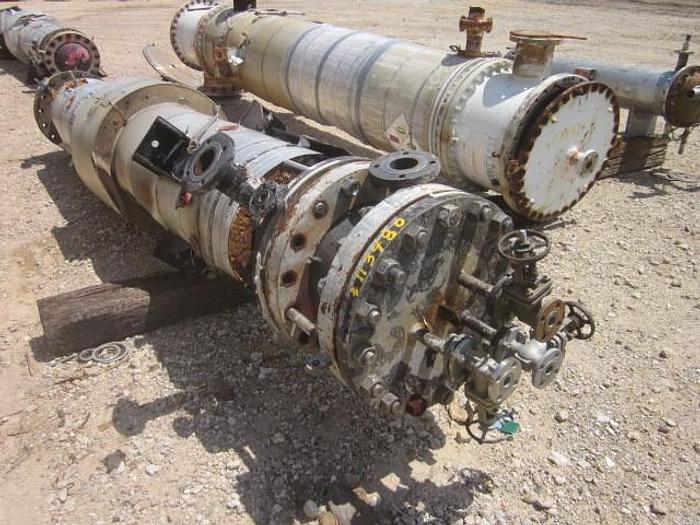 Used Used Missouri Boiler and Tank Company approximately 263 square foot 317L stainless steel vertical Shell and Tube Heat Exchanger