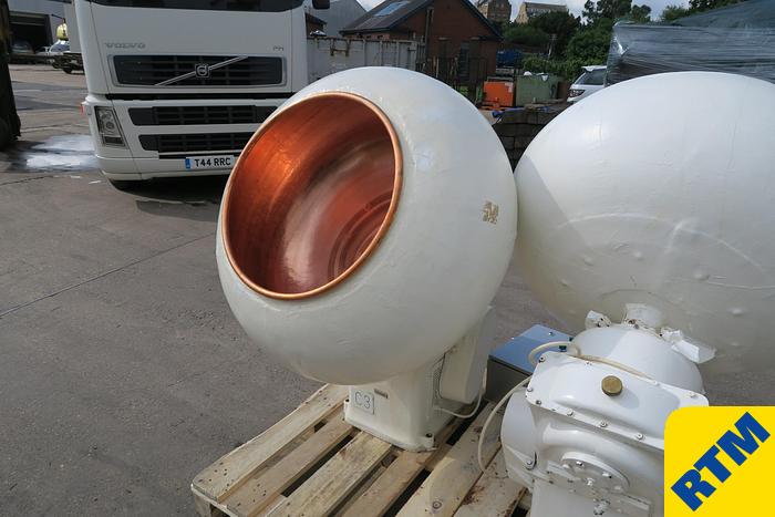 Used (8) Copper Coating Pans