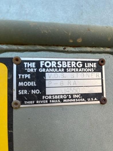 Used Forsberg Dry Granular Seperations