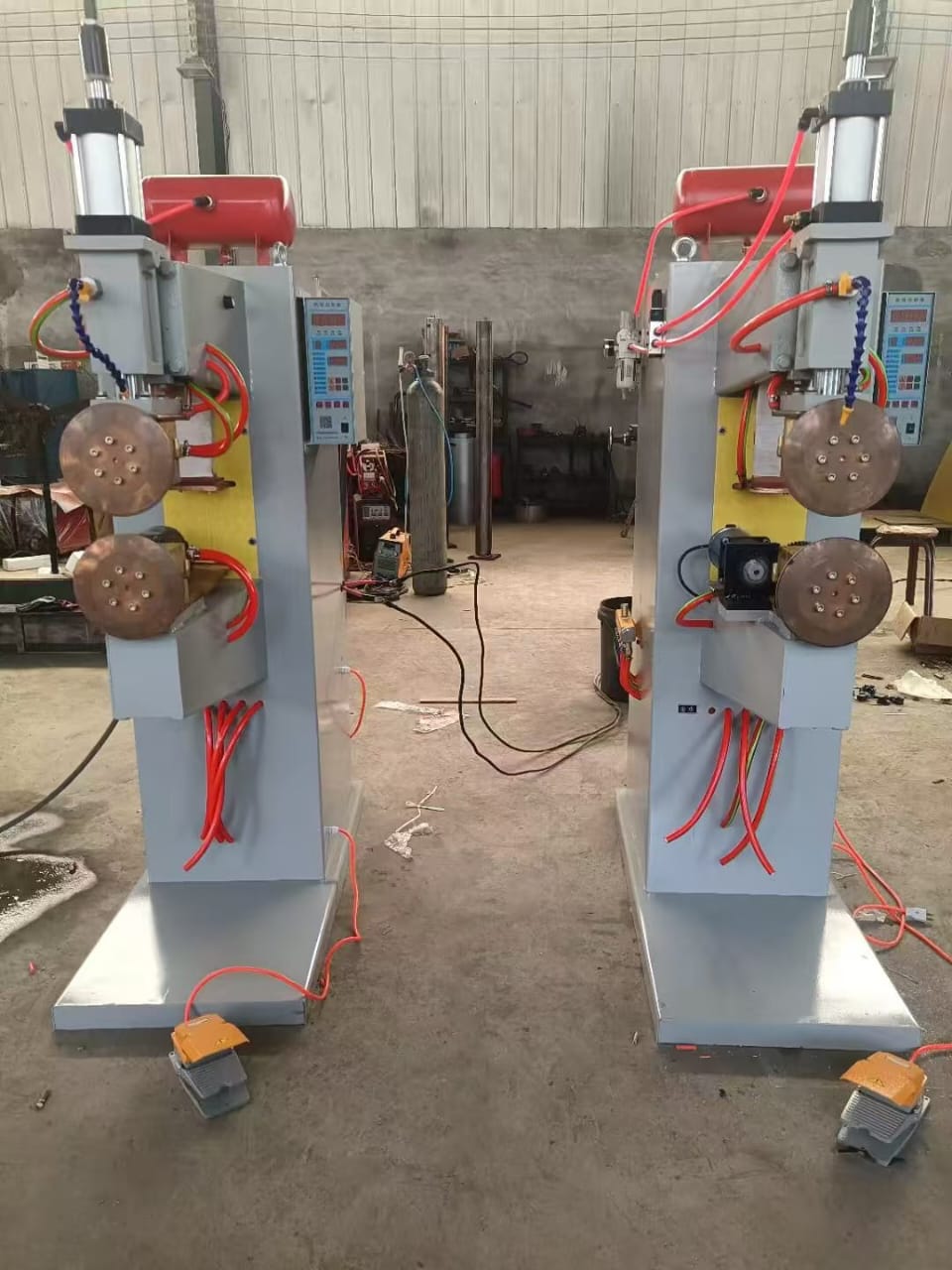 Resistance seam pipe welder
