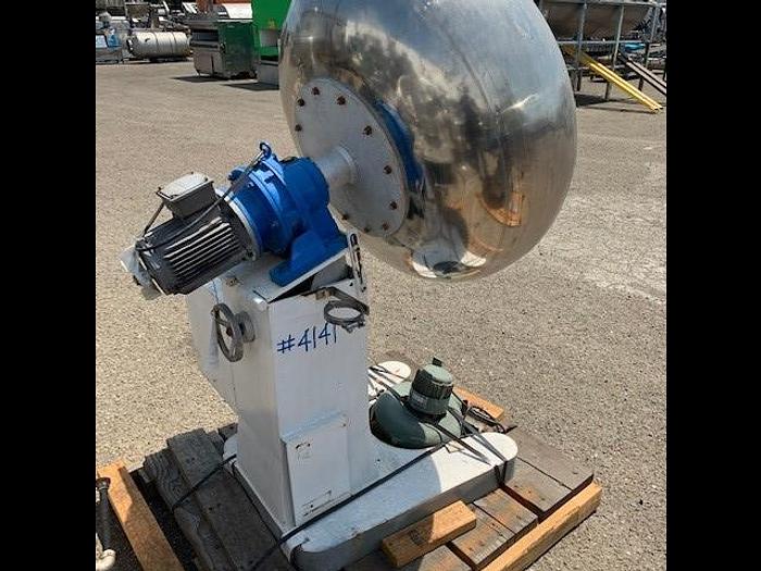 Used 40'' Stainless Steel Coating Pan With Blower