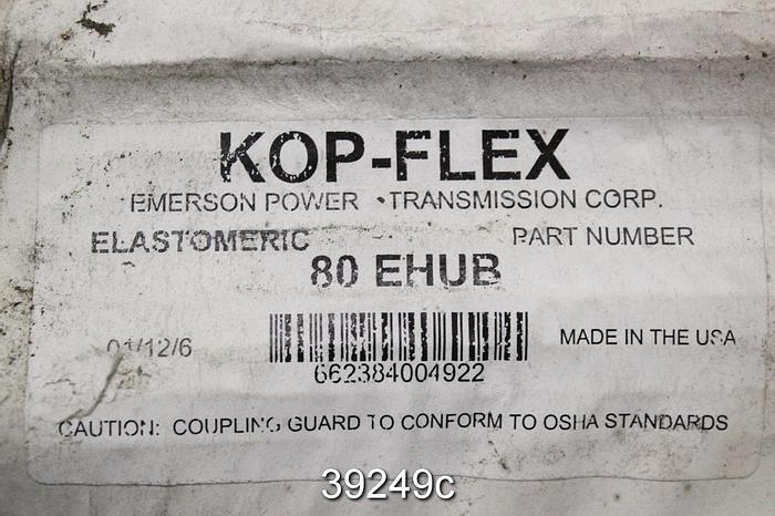 Unused (2) Kop-Flex Elastomeric Aluminum Couplings, 80 EHUB #39249