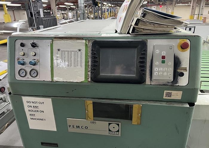 Used 57" (1450mm) PEMCO DUAL ROATARY KNIFE SHEETER MODEL SHM 1450-DR