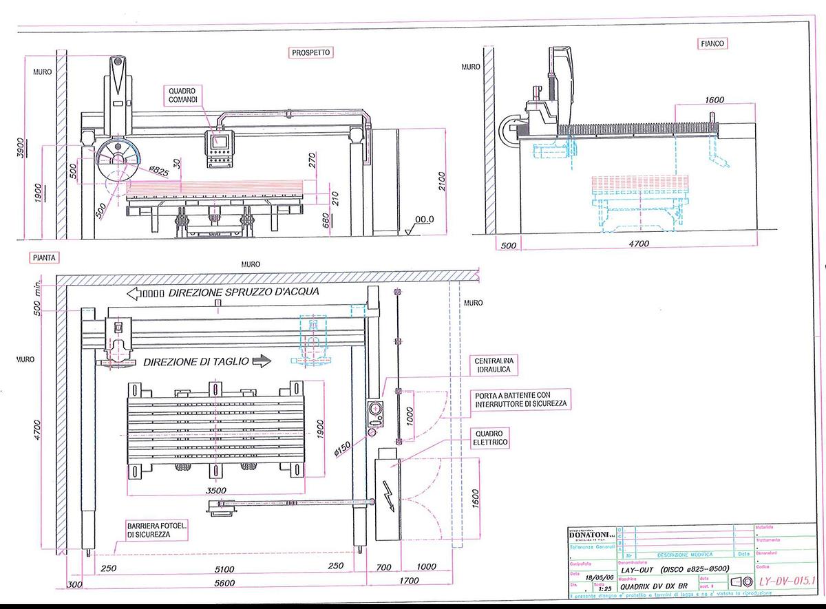 Usato DONATONI FRESA 5 ASSI DONATONI QUADRIX CNC