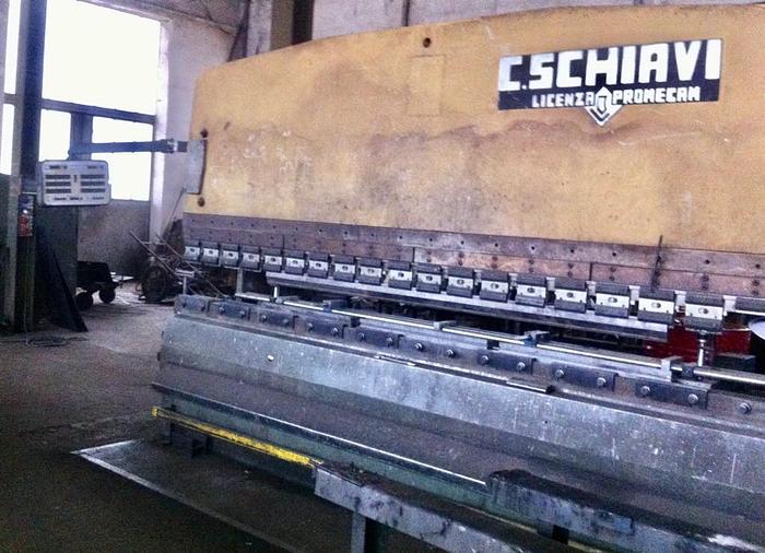 Usato PRESSA PIEGATRCIE SCHIAVI OLEODINAMICA USATA 4050 X 150 TON CON REGISTRO MOTORIZZATO