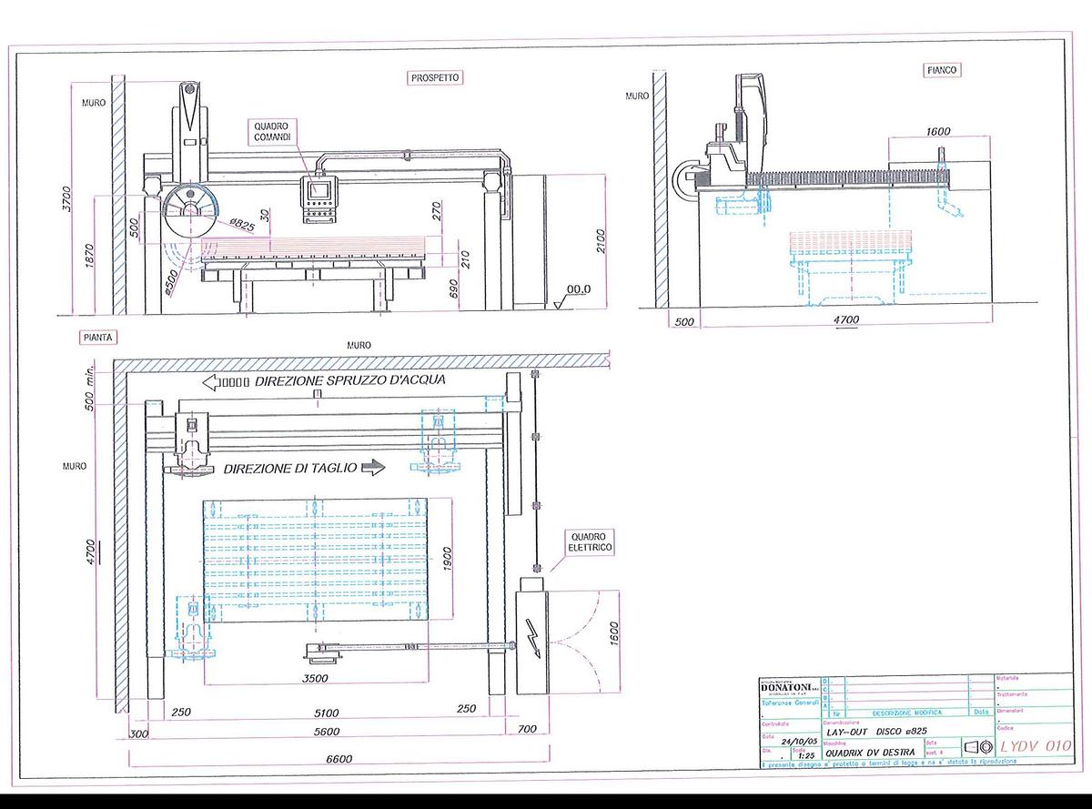 Usato DONATONI FRESA 5 ASSI DONATONI QUADRIX CNC