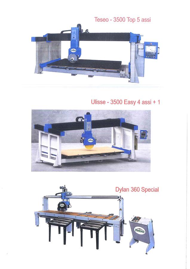 FRESATRICI MINALI NUOVA LINEA BLU-CUTTING MACHINE NEW LINE BLU