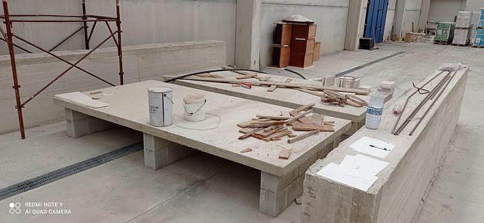 Usato lucidatrice minali 2 teste binali lunghi per doppio banco usata revisionata