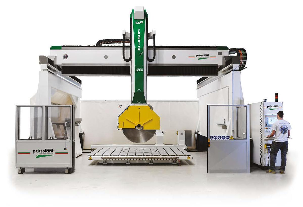 Usato FRESA PRUSSIANI NEW CHAMPION PLUS 1300 CON TORNIO E BANCO RIBALTABILE